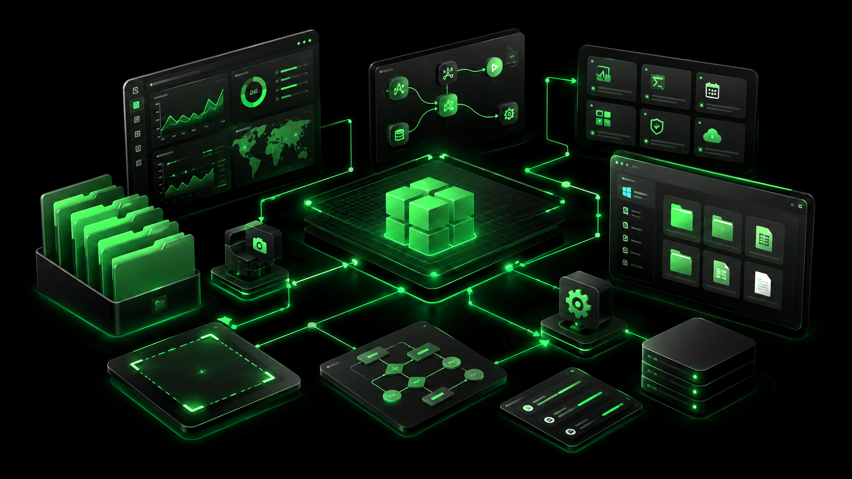 Connected RIVANOX system modules