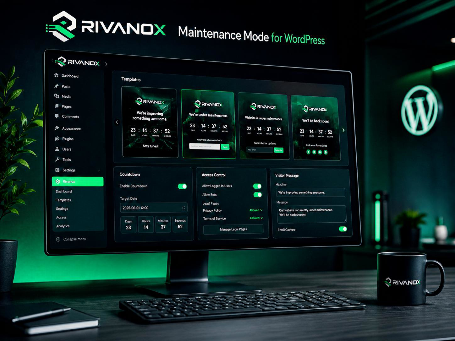 RIVANOX maintenance control interface